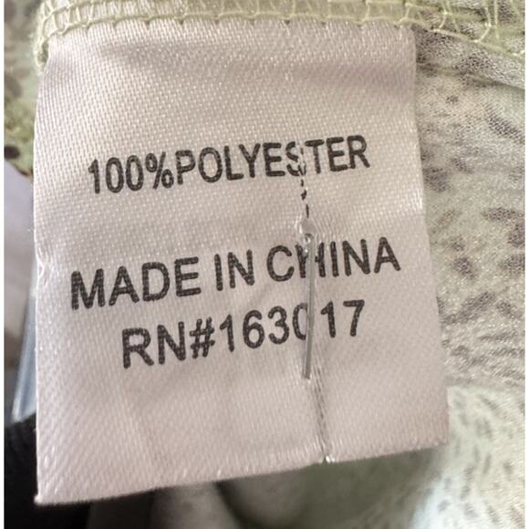 Princess Polly Floral Satin Slip Dress Size 2 Light Green Slit Party Boho Glam - Picture 8 of 8